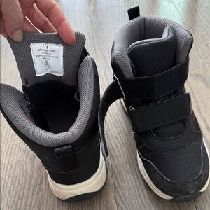 All in Motion Kids Black and Gray Snow Boots